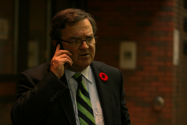 Finance Minister Jim Flaherty has made vague allegations about ties between NGOs and organised crime. Credit: Joey Coleman/cc by 2.0