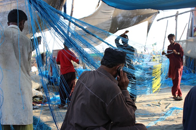 Nearly 400,000 people are directly engaged in fishing in Pakistan and another 600,000 are involved in the ancillary industries according to the Karachi Fisheries Harbour Authority (KFHA). Credit: Zofeen Ebrahim/IPS