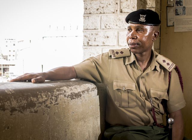 Police inspector Ali Mlalanaro is winning the battle against AIDS by being open about it. Photo courtesy of Amunga Eshuchi