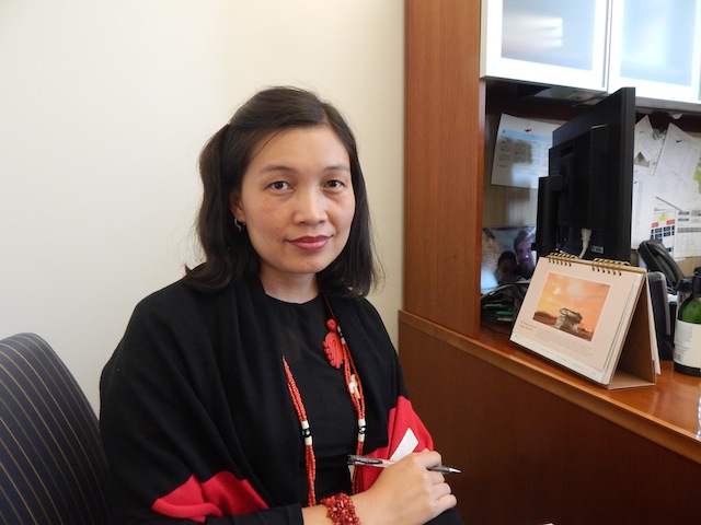 May Sabe Phyu, director of the Gender Equality Network in Burma, has been advocating for the rights of IDPs in Kachin State since 2011. Credit: Kanya D'Almeida