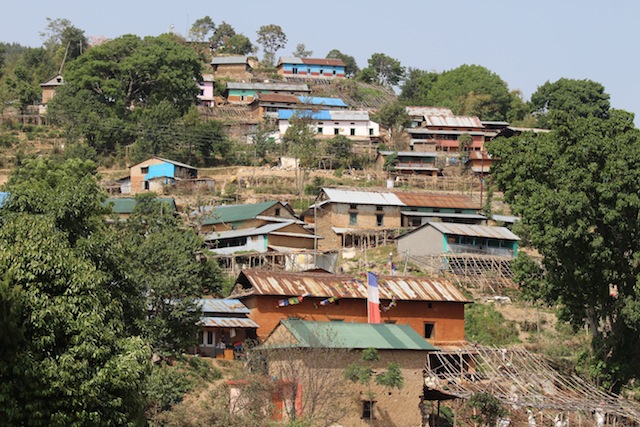 This village in Nepal's Kavre district was one of the worst casualties of the Apr. 25 earthquake that devastated great swathes of this South Asia nation. Credit: Naresh Newar/IPS