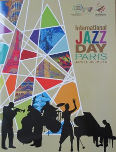 Cover of the programme for International Jazz day 2015. Credit: A.D.McKenzie