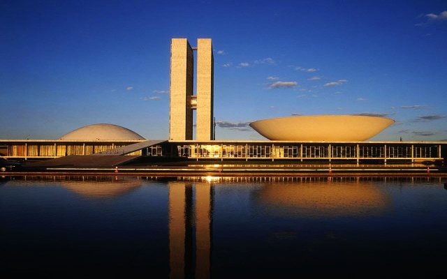 Brazilian President Dilma Rousseff's political fate will be decided in the next few months in this emblematic building in Brasilia, the seat of the national Congress. Credit: Brazilian Congress