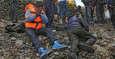 Migrants arrive in Europe after surviving a harrowing sea journey. File photo: IOM