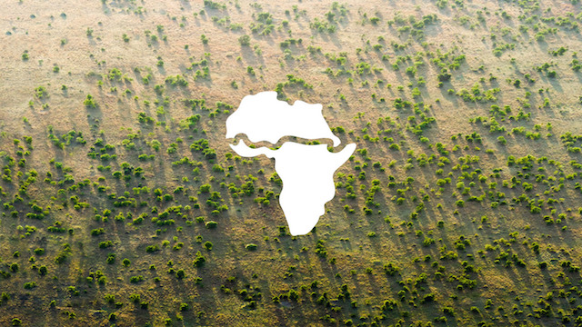 The icon of GGW shows the path of the Great Green Wall. Credit: Greatgreenwall.org