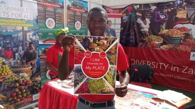 Food Lab campaign for food diversity in Zambia. Credit: Hivos - Joint action needed to reform our food system