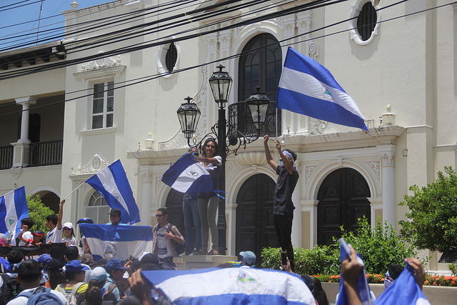 The protests in Nicaragua have been waning as a result of the demonstrators' exhaustion and the brutal crackdown by the government of Daniel Ortega, using police and irregular forces. But some groups of university students are still protesting. Credit: Eddy López/IPS 