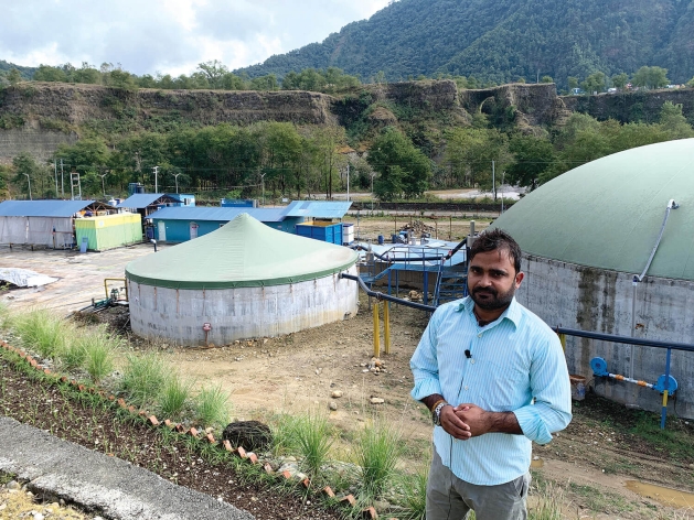 Nepal’s future may not be in hydropower, as most assume, but actually in the dung heap. A new industrial-scale biogas plant near Pokhara has proved that livestock and farm waste producing flammable methane gas can replace imported LPG and chemical fertiliser.