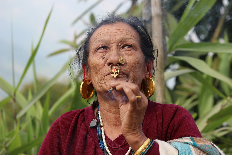 An ethnic matriarch in India's biodiversity-rich Sikkim State in the Himalayan foothills. She is a repository of traditional knowledge on plants both for food and medicinal properties. Experts say that indigenous women are being denied their fundamental right to access information because the information is not being disseminated in indigenous languages. This is especially crucial as indigenous women hold a key role as caretakers in many of their communities. Credit: Manipadma Jena/IPS