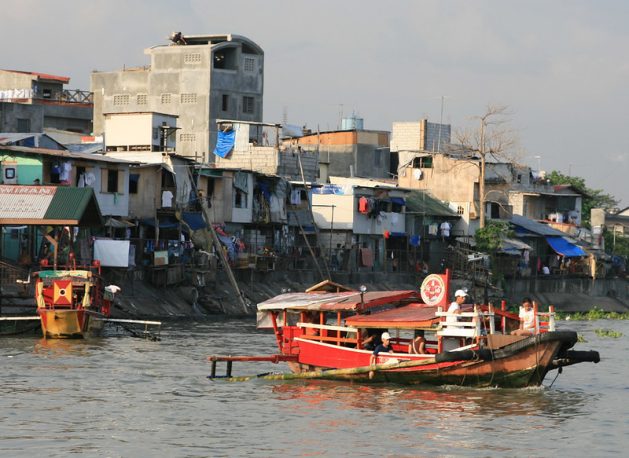 A boat on Pasig River in the Philippines. The Philippines has the highest mortality rate from the coronavirus in Southeast Asia. Credit:Kara Santos/IPS