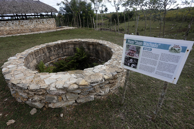 It took seven months of digging without machines on the Finca Marta to find enough water in a 14-metre deep well for the farm’s organic crops and small livestock, some 20 km west of Havana. CREDIT: Jorge Luis Baños/IPS