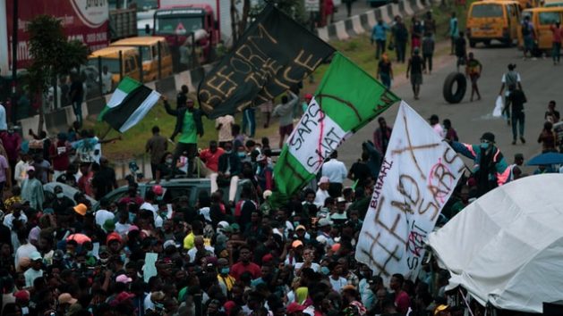 Youth in Nigeria protested against the brutalities and extrajudicial killings by the rogue police unit known as SARS. The #EndSARS protests became a global movement as international corporations and celebrities offered their support.Photo by Ayoola Salako on Unsplash