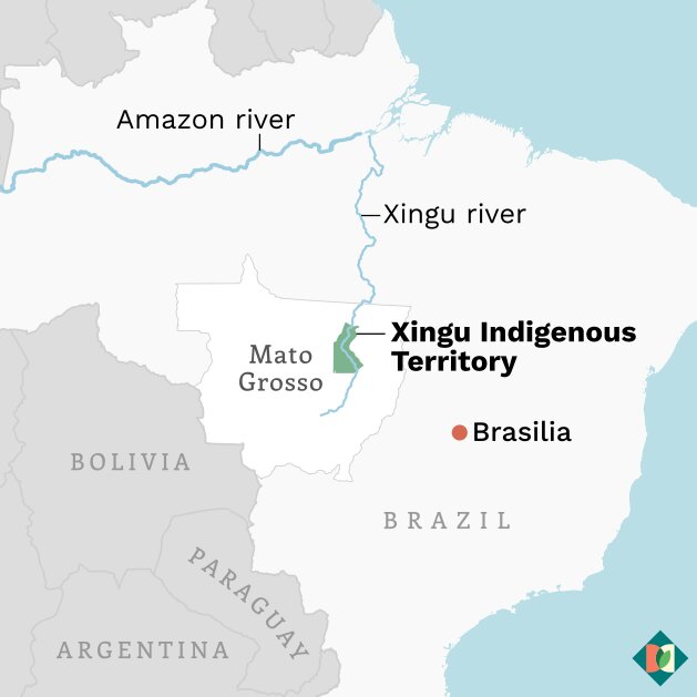 Xingu indigenous territory - Impacts of grain crop cultivation spill into Brazil’s oldest indigenous reserve as farmers work with tribes to restore degraded land