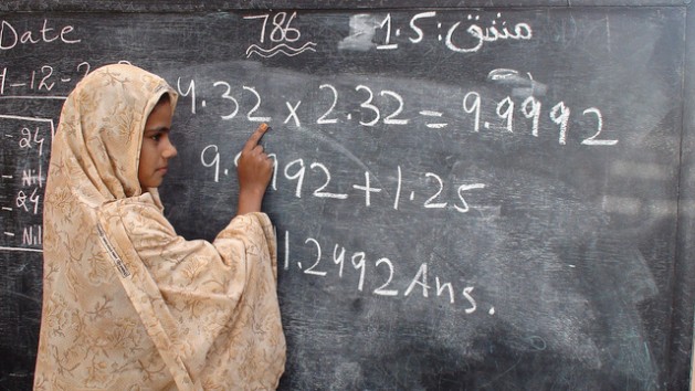 girl at the board 629x354 - How Inequality Drives HIV in Adolescent Girls and Young Women