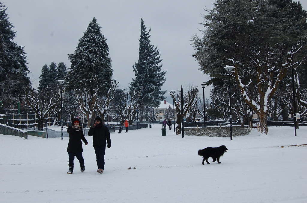 زیبایی خیابان های برفی Coyhaique، پایتخت منطقه جنوب پاتاگونیا Aysén، این واقعیت را رد می کند که این شهر آلوده ترین شهر شیلی است، که عمدتاً به دلیل استفاده از هیزم مرطوب برای گرم کردن خانه ها در منطقه ای است که دما در آن پایین می آید. فصل زمستان  اعتبار: ماریانلا جارود/IPS