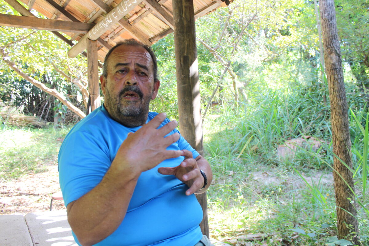 Itamar de Paula Santos, an activist with the United Community Council for Ribeiro de Abreu, longs to go back to swimming and fishing in the Onça River, as he did in his childhood. But its waters, polluted by urban waste, often flood the riverside neighborhoods in the rainy season as the river flows through the city of Belo Horizonte, in southeastern Brazil. CREDIT: Mario Osava/IPS