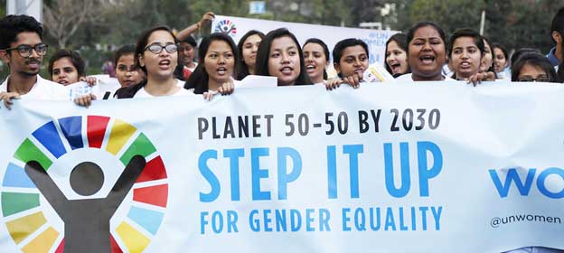 Notwithstanding the various declarations, international agreements, conventions, platforms for action, and the progress achieved in recent decades, women continue to lag behind men in rights, freedoms, and equality. Credit: UN Women, India
