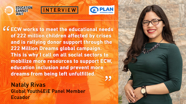 Nataly - ECW Interviews Three Inspiring #Youth4EiE Advocates on International Youth Day — Global Issues