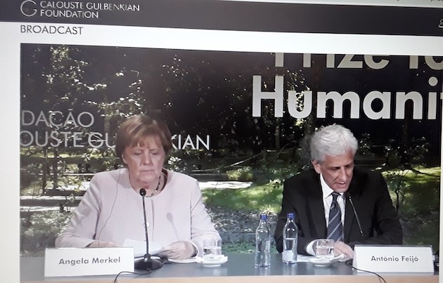 Angela Merkel, former Chancellor of Germany, chaired the jury Gulbenkian Prize for Humanity 2022. Credit: Joyce Chimbi/IPS