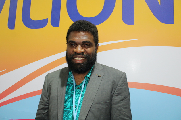 Nelson Kalo, Senior Mitigation Officer at the Department of Climate Change in Vanuatu said resources are needed to build adaptive capacity.  Photo: Busani Bafana/IPS