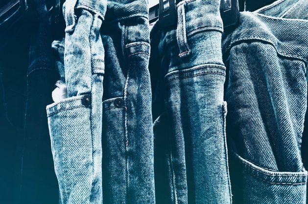 It takes around 7,500 litres of water to make a single pair of jeans, equivalent to the amount of water the average person drinks over a period of seven years. Credit: pexels