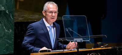 Csaba Kőrösi, President of the United Nations General Assembly.  Credit: United Nations photo / Eskinder Debebe