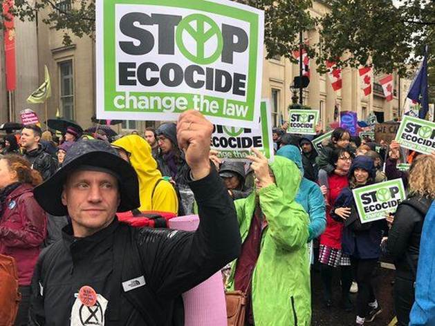 One of the key virtues of criminalizing ecocide is that it would give a means of redress for the peoples of the Global South who are the biggest victims of it, says Sue Miller, Head of Global Networks for the Stop Ecocide campaign. Photo courtesy of StopEcocide.