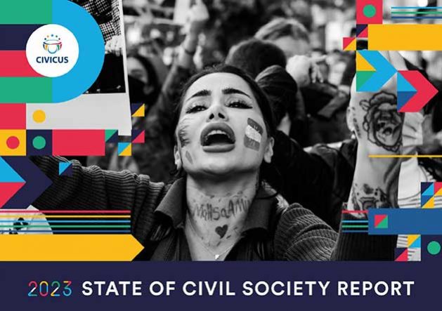 The State of Civil Society report by CIVICUS, the global civil society alliance officially launched on March 30, 2023, reveals the gross violations of civil space.  Credit CIVICUS