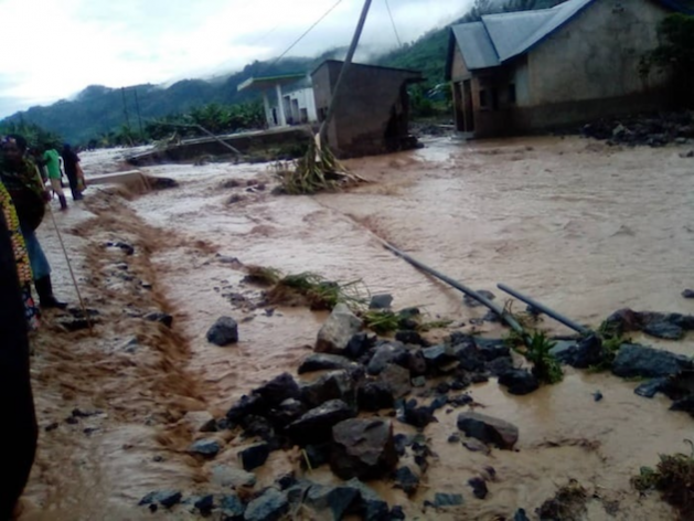 Some climatologists said it was unfortunate that western Rwanda had experienced flooding despite past investments.  For example, some experts were previously convinced that the Sebeya, one of the rivers originating in the western mountains of Rwanda, was no longer a threat to the community.  Credit: Aimable Twahirwa/IPS
