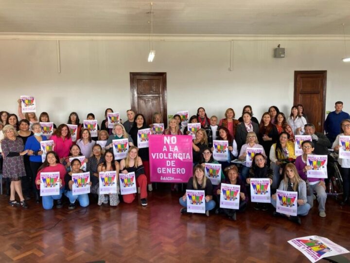 Women participate in one of the trainings on gender-based violence in Buenos Aires. The project is carried out by the Citizen Association for Human Rights with financial support from the UN Trust Fund to End Violence against Women. CREDIT: Camilo Flores / ACDH