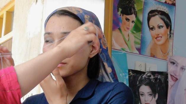 Beauty salons used to be one of the few places where Afghan women could gather without male control. Credit: Learning Together