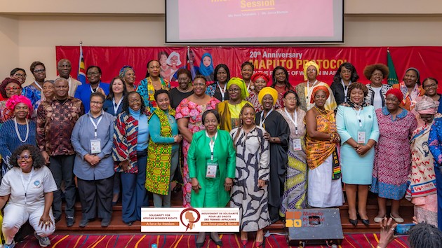 Group photo of the delegates at the Maputo Protocol 20th anniversary celebrations held in Nairobi, Kenya. CREDIT: Equality Now