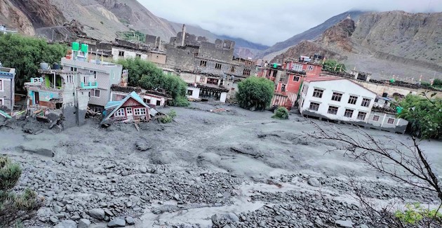 Kagbeni village after the August 13, 2023, flash flood. Photo: RSS