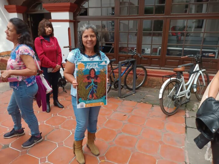 Involvement in the defense of water led Gema Pacheco to become an environmental activist, participating in the Voices of Life campaign in Mexico, which seeks to bring visibility and respect to this high-risk activity in Mexico. CREDIT: Emilio Godoy / IPS