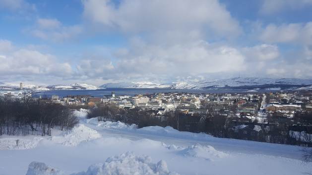 Panoramic view of Kirkenes. Russia's borders with Finland and Norway have become points of tension since the start of the Ukrainian war. Credit: Barents Observer