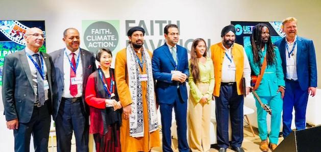 Faith leaders gather at COP28 to add a spiritual dimension to resolving issues related to climate change. Credit: Umar Manzoor Shah/IPS