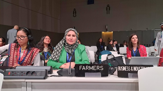  Dr. Zeinab Al-Momany has been working to empower women farmers in Jordan and beyond. Credit: Dr. Zeinab Al-Momany