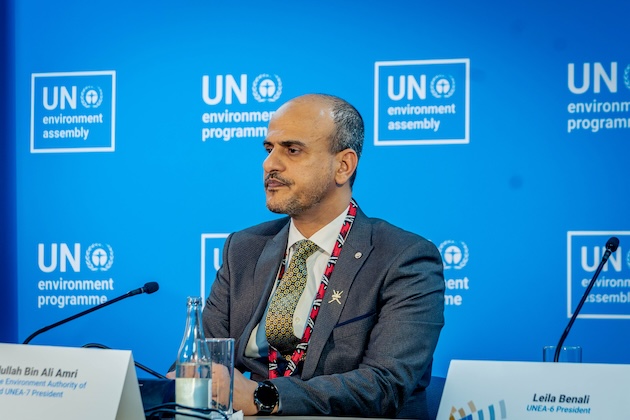 UNEA-6 elected Abdullah Bin Ali Amri as President to preside over UNEA-7.