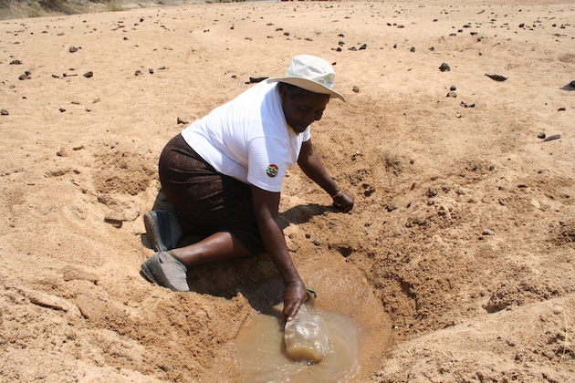 Women are affected more and differently by climate change than men in terms of food security. income and access to water, researchers say. Credit: Busani Bafana/IPS