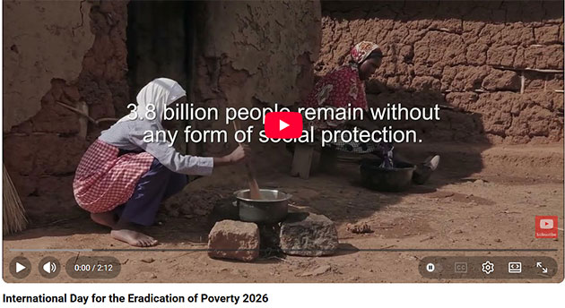 International Day for the Eradication of Poverty 2026