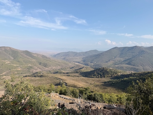 Installations and clearing of a large tract of forests along the Armenia-Azerbaijan border at Shikahogh State Forest Reserve. Credit: Stella Paul/IPS